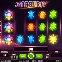 PowBet - Starburst slot game by NetEnt
